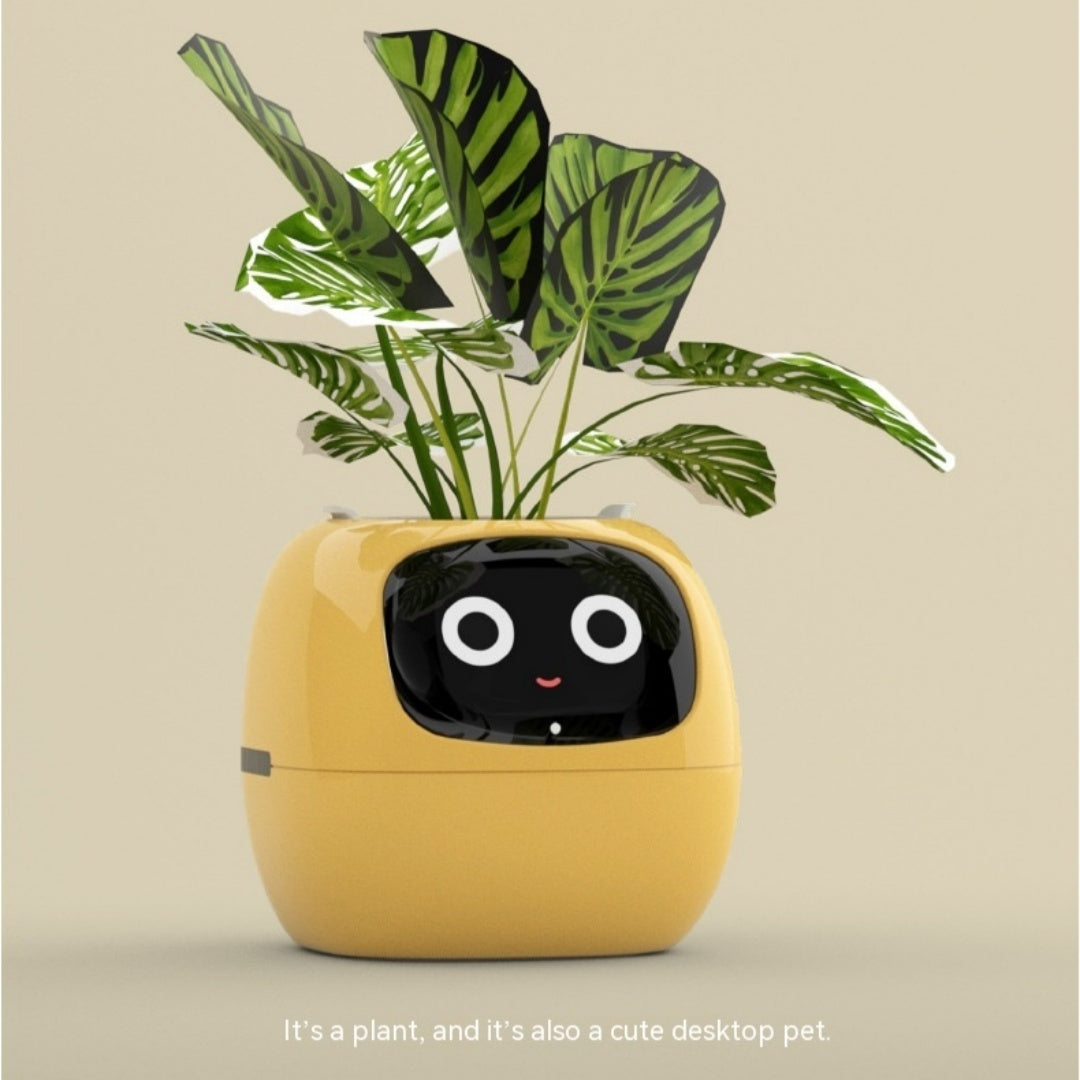 Ai Smart Planter with 49 Rich Expressions 7 Smart Sensors