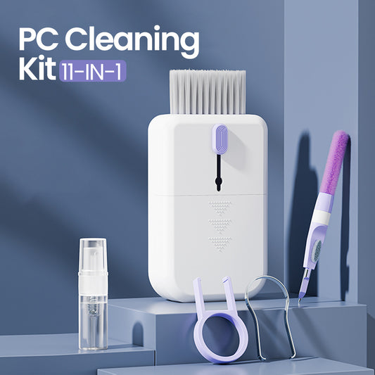 Portable 11 In 1 Multifunctional Cleaning Kit With Storage Box