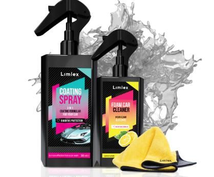 Limlex Coating Spray and Foam Car Cleaner 200ml (Combo)
